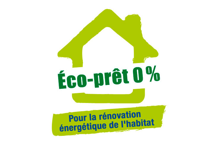 Logo de l’éco-prêt à taux zéro (Éco-PTZ)