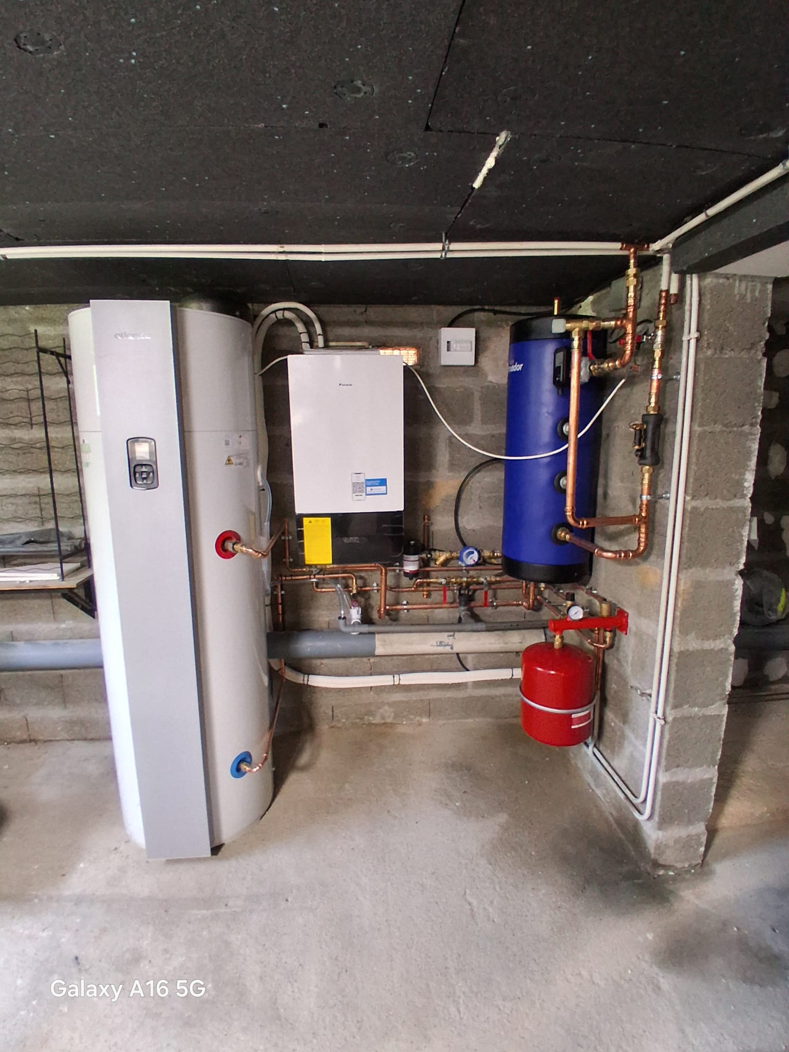 Pompe à chaleur installée lors d'une rénovation énergétique